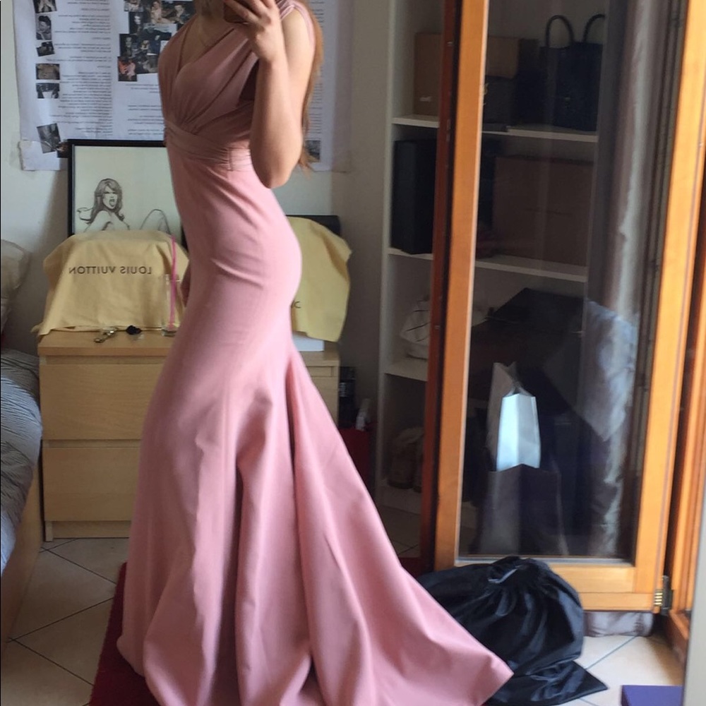 Prom dress! Pink Maxi dress brand new - Picture 5 of 6
